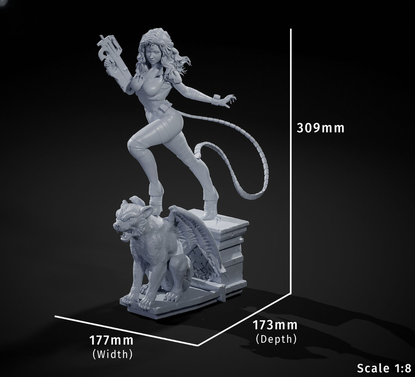 1584 Catwoman_Absolute DC - STL 3D Print Files