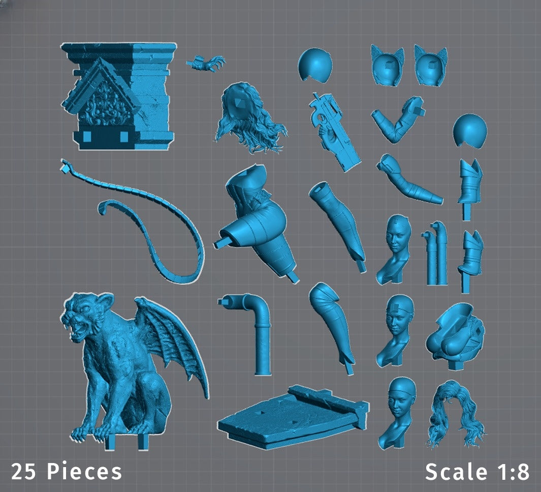 1584 Catwoman_Absolute DC - STL 3D Print Files