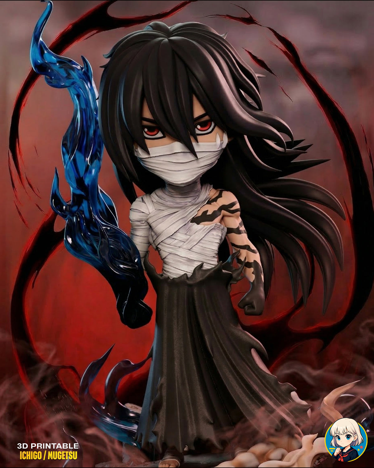 2173 Ichigo Kurosaki_Bleach - STL 3D Print Files
