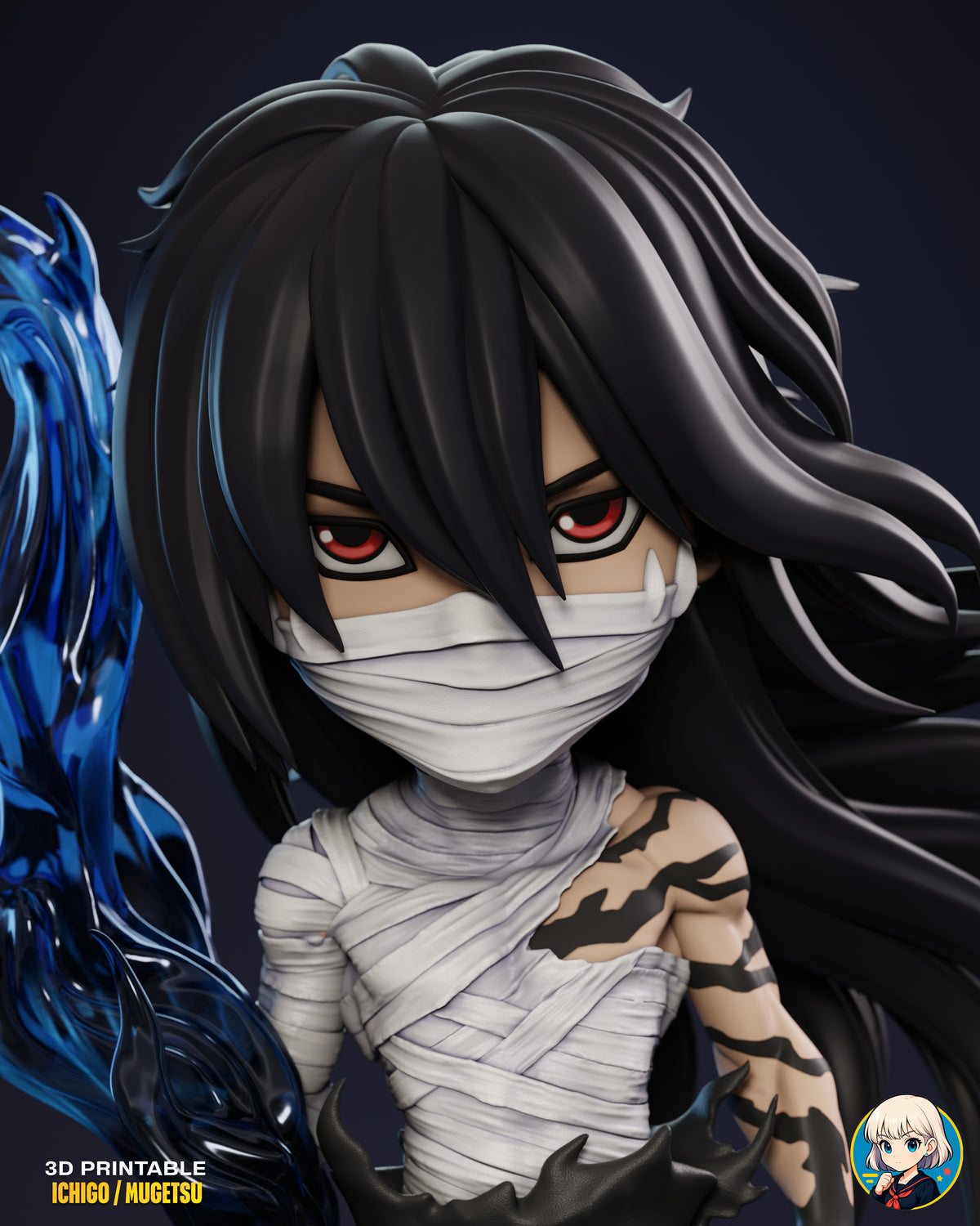 2173 Ichigo Kurosaki_Bleach - STL 3D Print Files