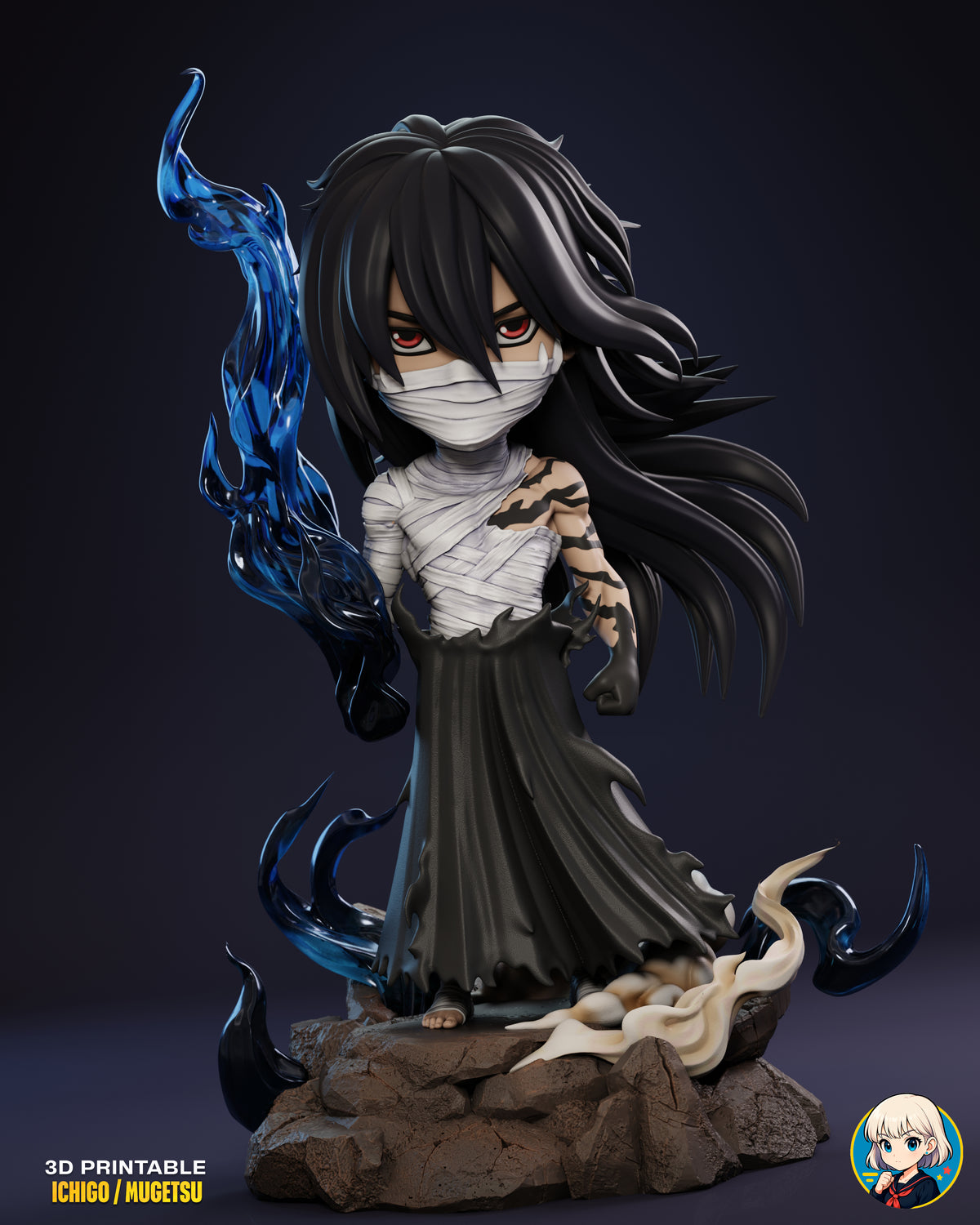 2173 Ichigo Kurosaki_Bleach - STL 3D Print Files