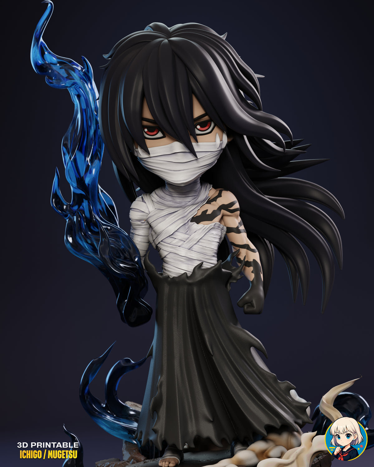 2173 Ichigo Kurosaki_Bleach - STL 3D Print Files