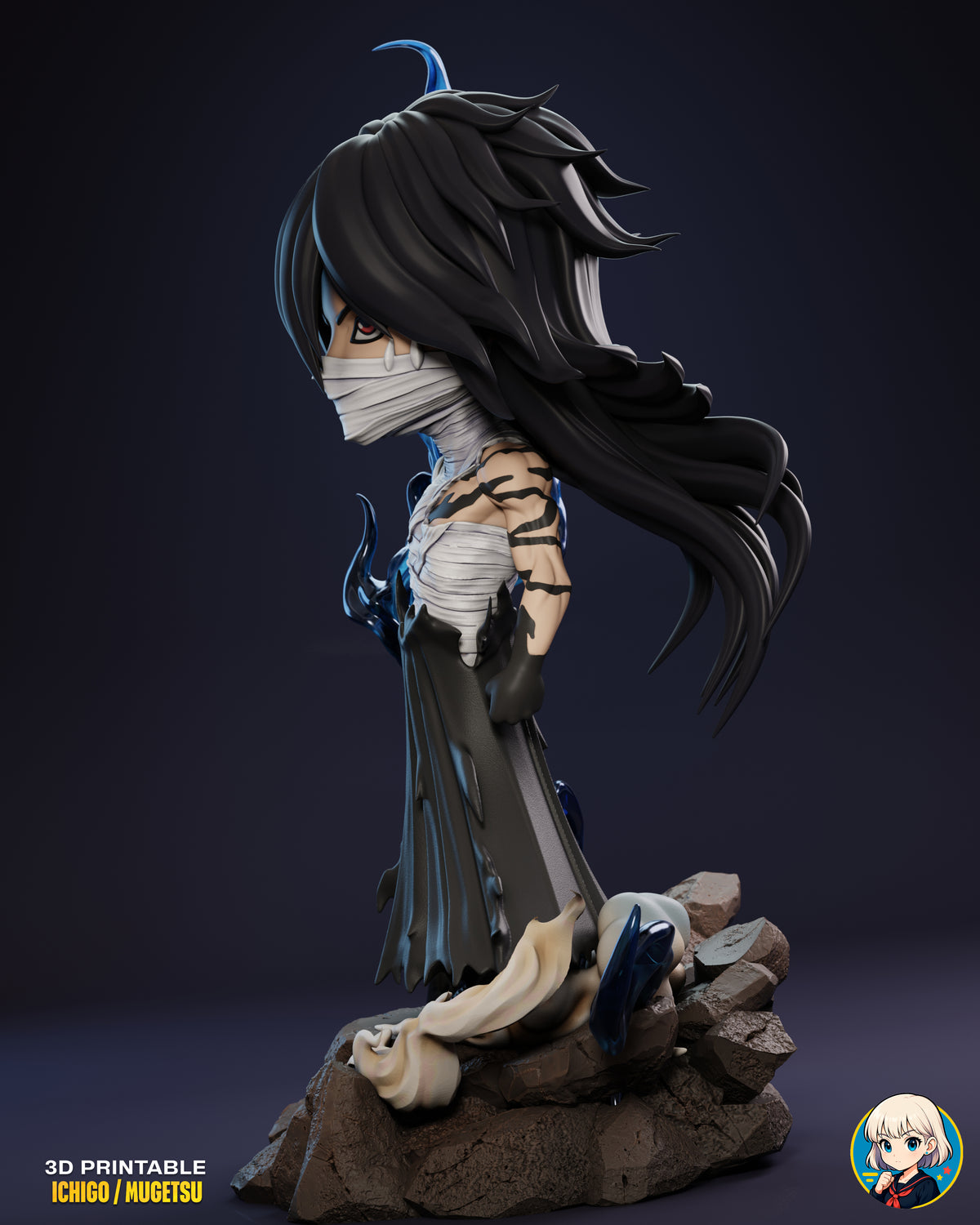 2173 Ichigo Kurosaki_Bleach - STL 3D Print Files