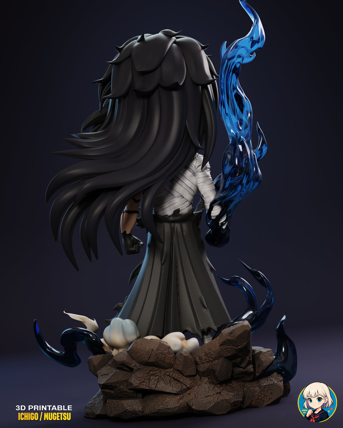 2173 Ichigo Kurosaki_Bleach - STL 3D Print Files