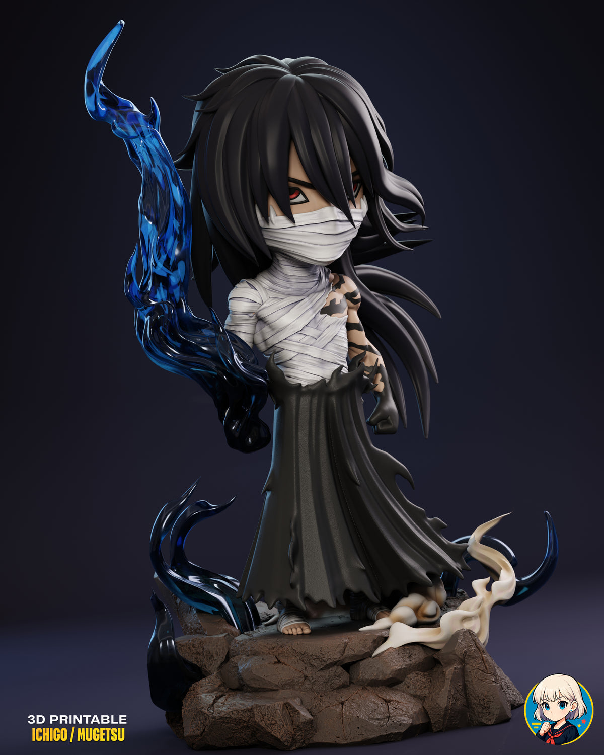 2173 Ichigo Kurosaki_Bleach - STL 3D Print Files