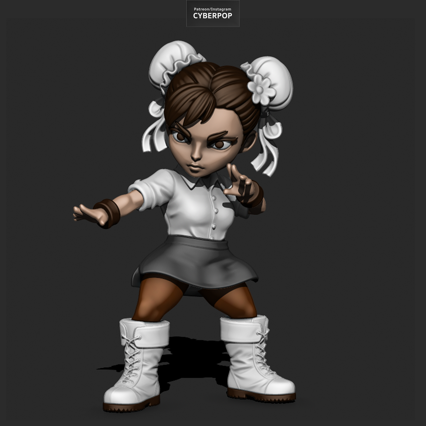 1533 ChunLi_Street Fighter - STL 3D Print Files