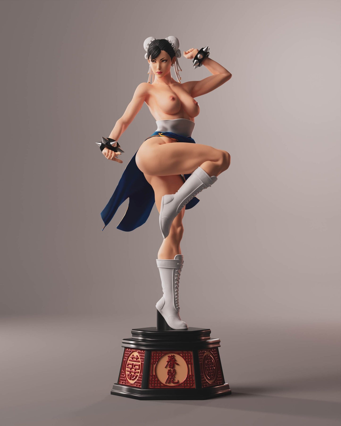 0453 Chun-Li Classic NSFW - Street Fighter - STL 3D Print Files
