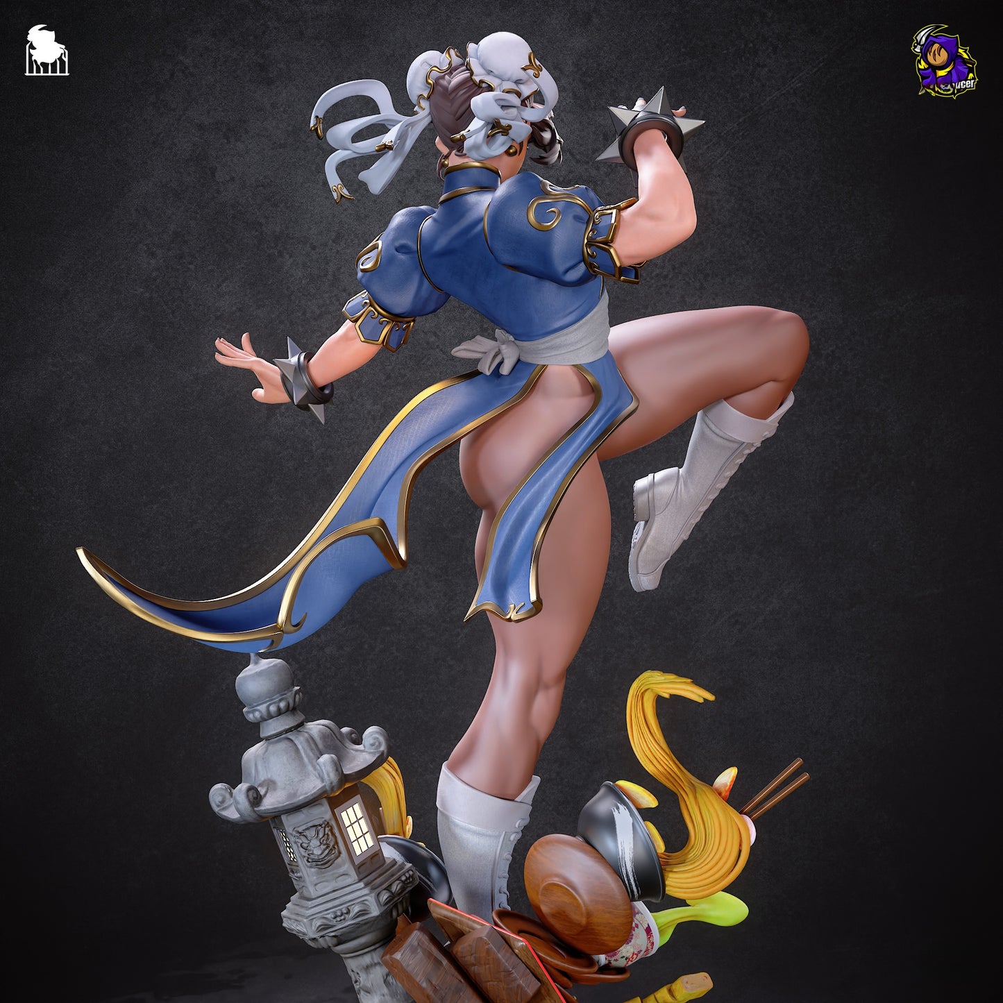 1419 Chun Li_Street Fighter - STL 3D Print Files