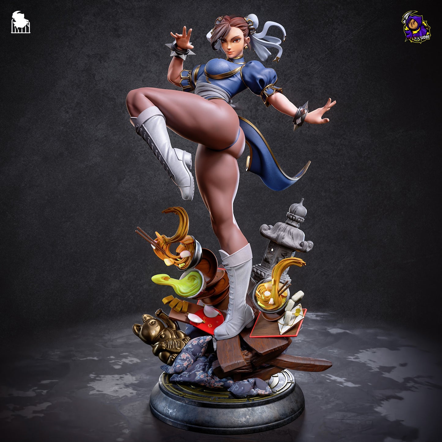 1419 Chun Li_Street Fighter - STL 3D Print Files