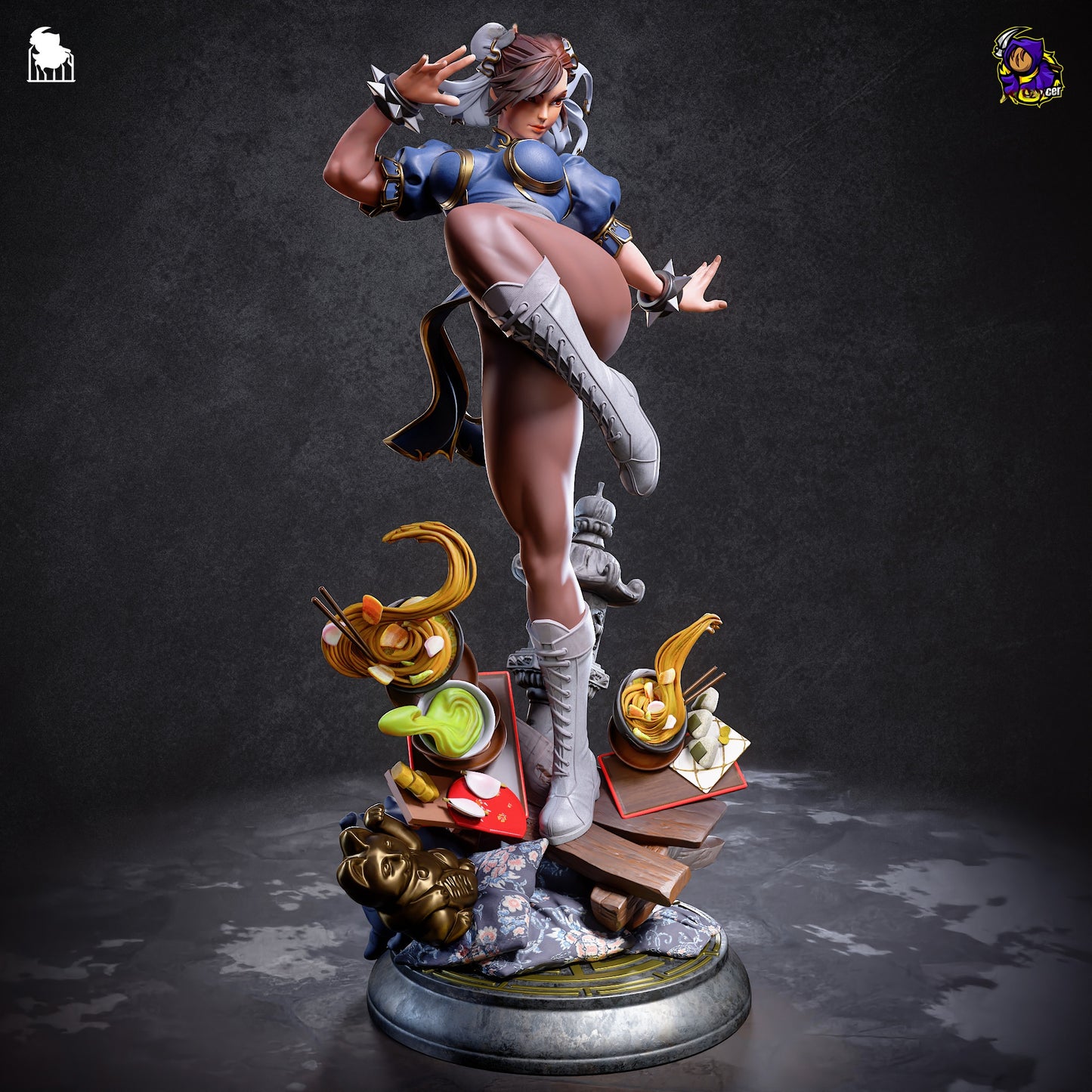 1419 Chun Li_Street Fighter - STL 3D Print Files
