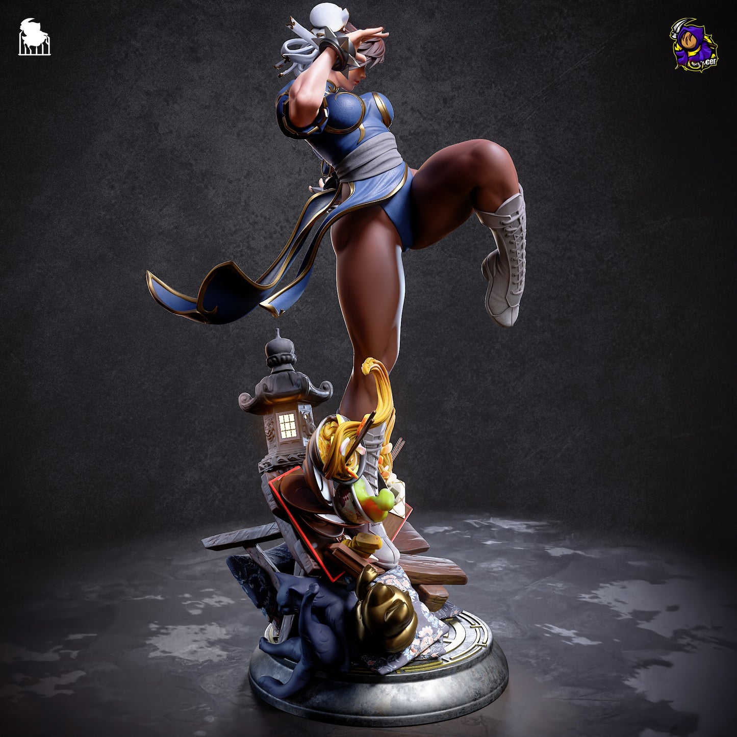 1419 Chun Li_Street Fighter - STL 3D Print Files
