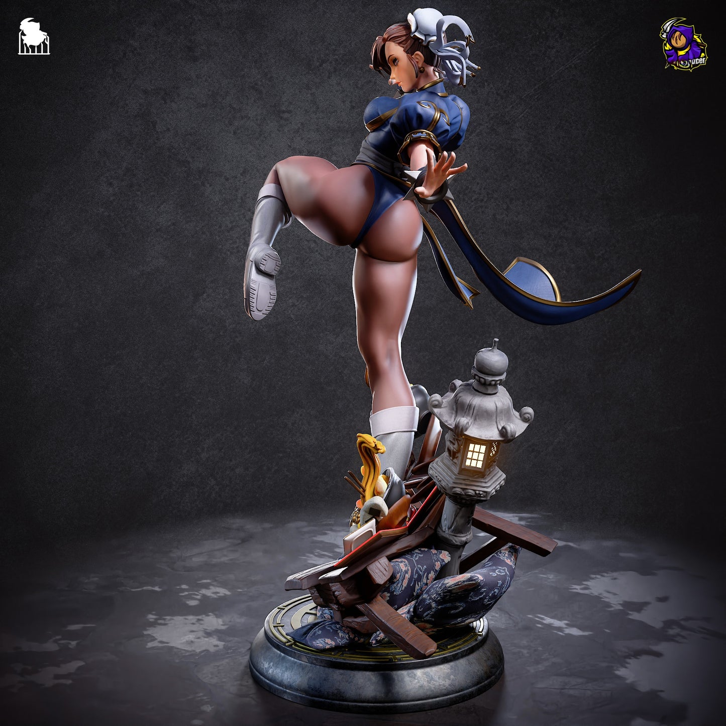 1419 Chun Li_Street Fighter - STL 3D Print Files