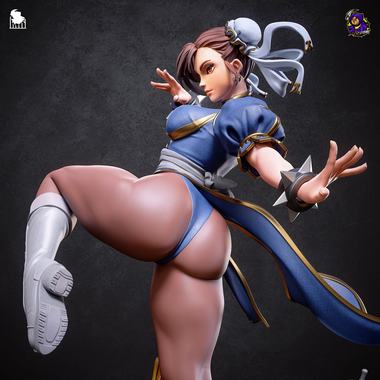 1419 Chun Li_Street Fighter - STL 3D Print Files