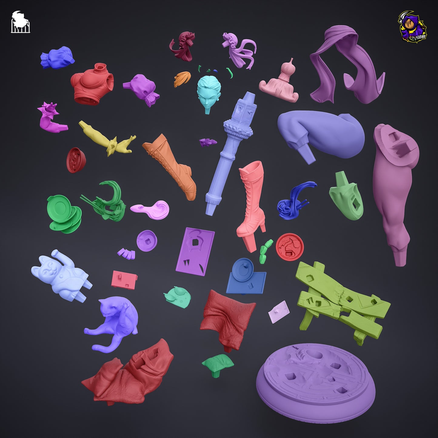 1419 Chun Li_Street Fighter - STL 3D Print Files