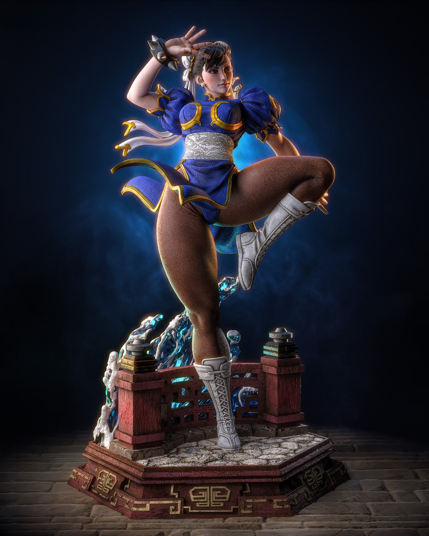 0621 ChunLi_Street Fighter - STL 3D Print Files