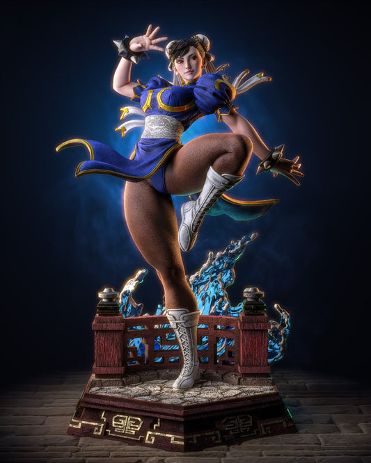 0621 ChunLi_Street Fighter - STL 3D Print Files