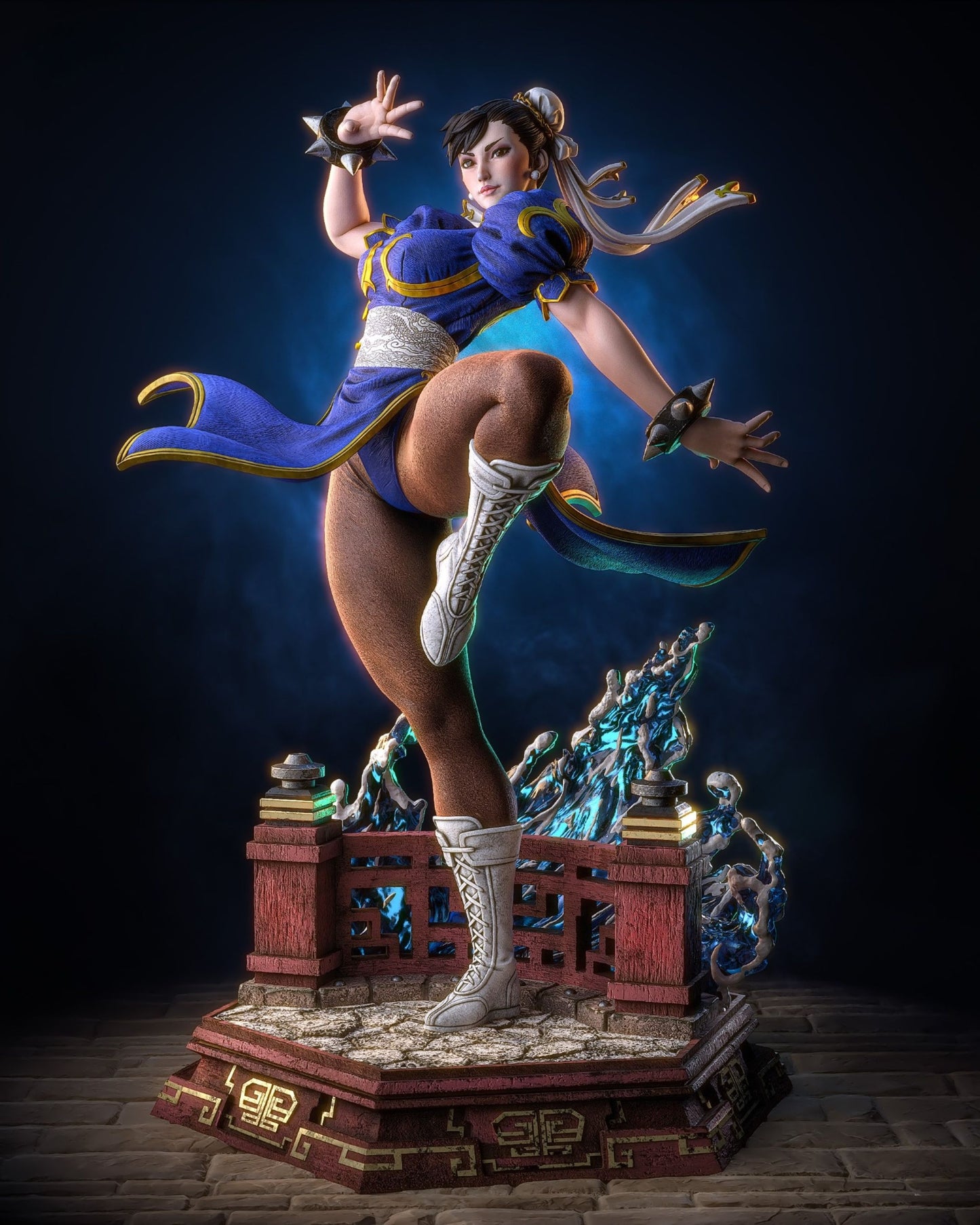 0621 ChunLi_Street Fighter - STL 3D Print Files