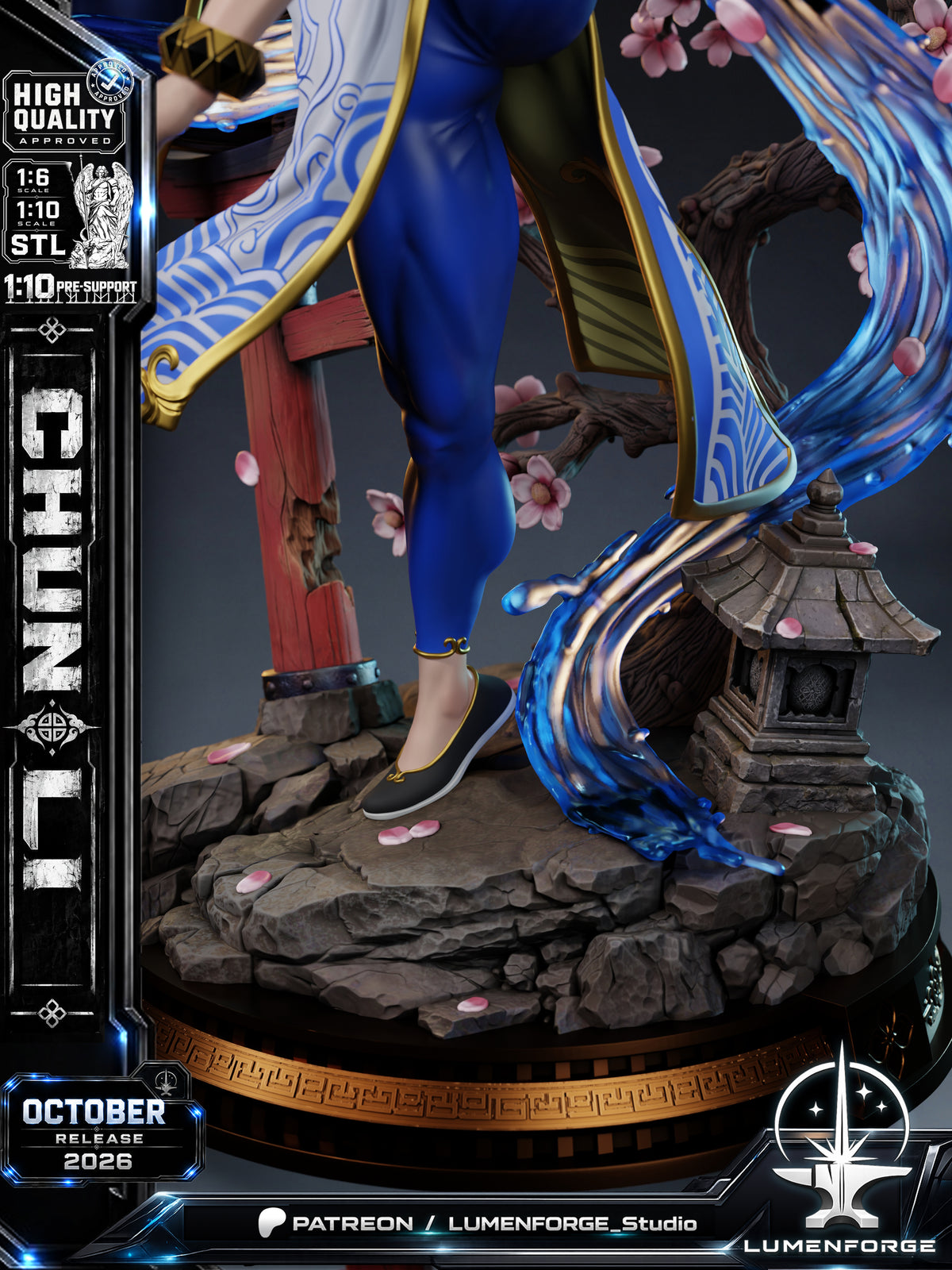 2133 Chun-Li_Street Fighter - STL 3D Print Files
