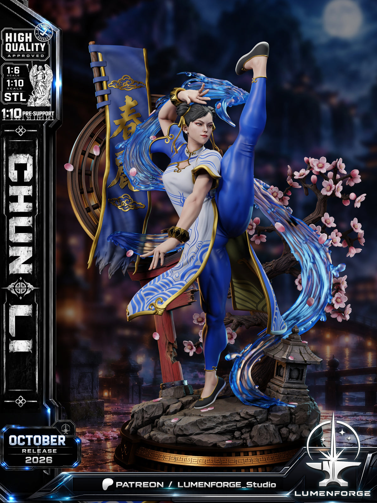 2133 Chun-Li_Street Fighter - STL 3D Print Files
