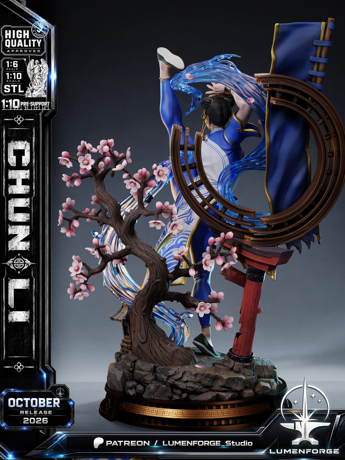 2133 Chun-Li_Street Fighter - STL 3D Print Files