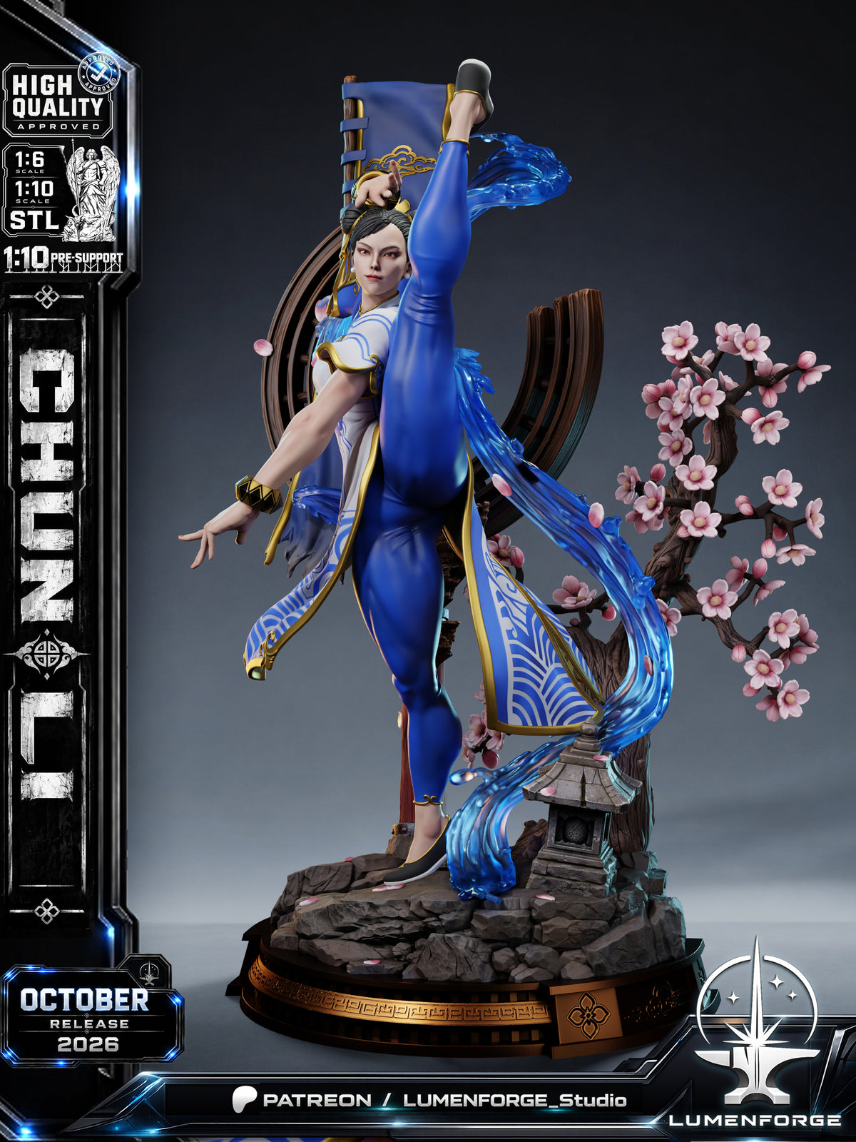 2133 Chun-Li_Street Fighter - STL 3D Print Files