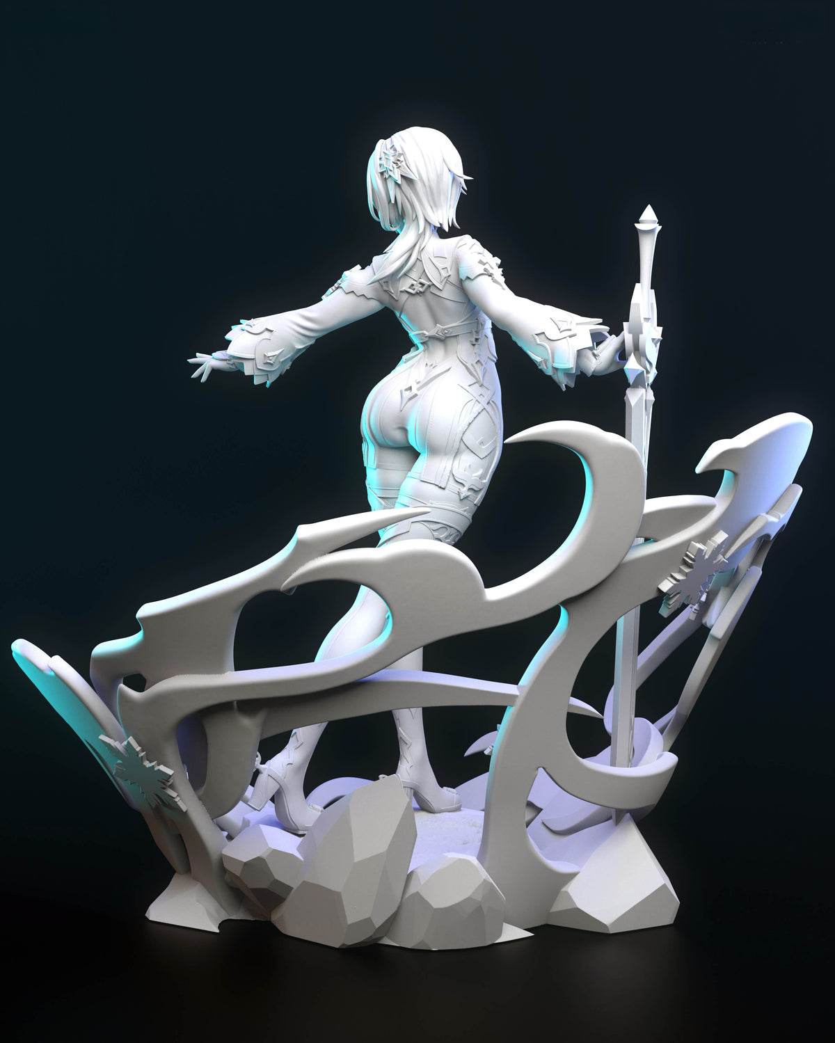 1817 Eula Lawrence_Genshin Impact - STL 3D Print Files