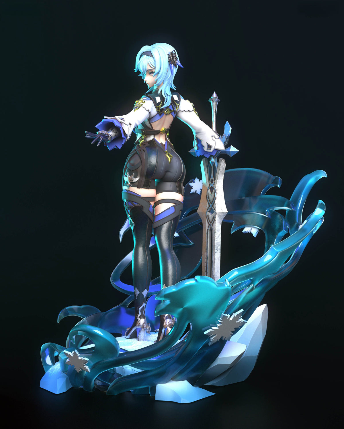 1817 Eula Lawrence_Genshin Impact - STL 3D Print Files