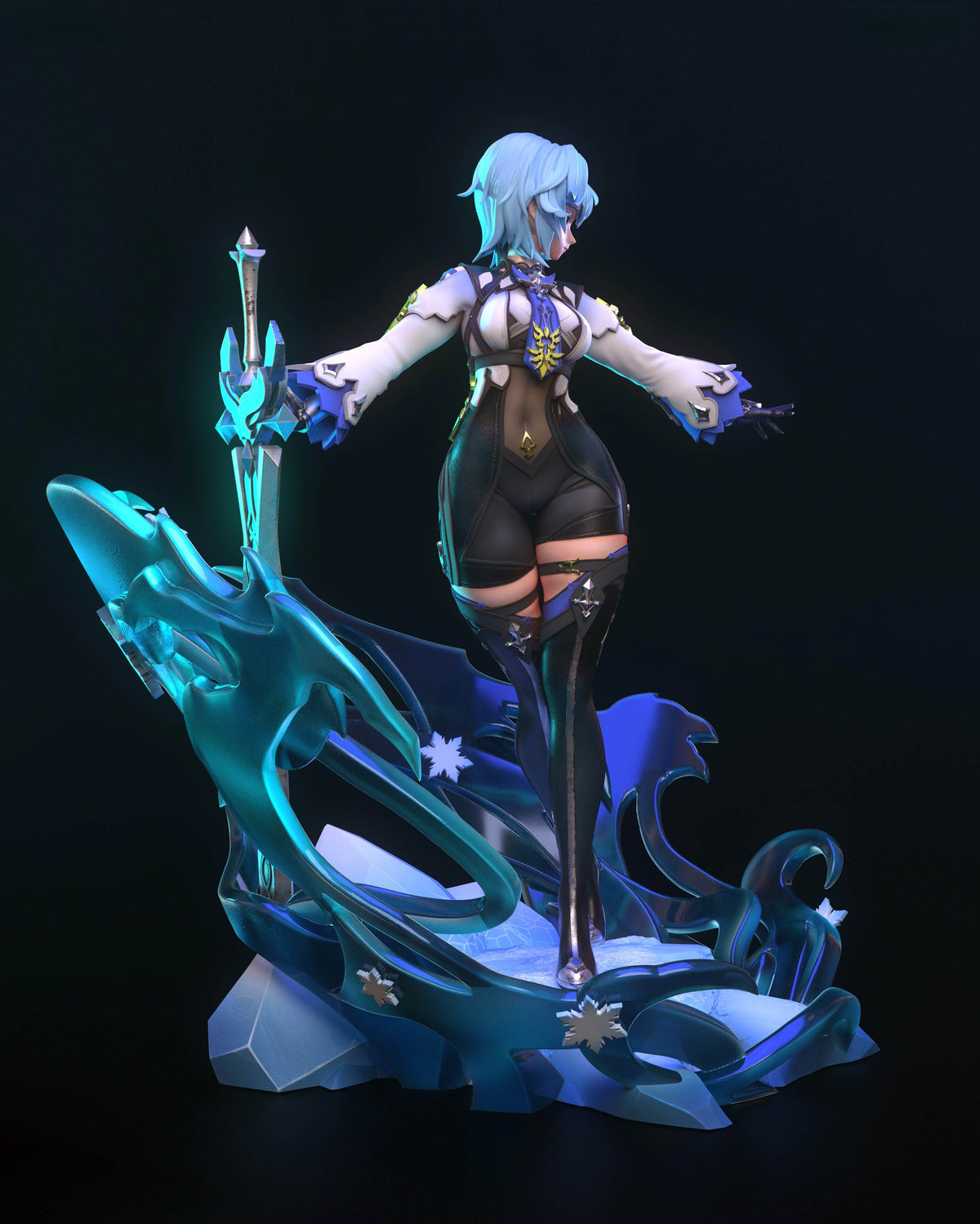 1817 Eula Lawrence_Genshin Impact - STL 3D Print Files
