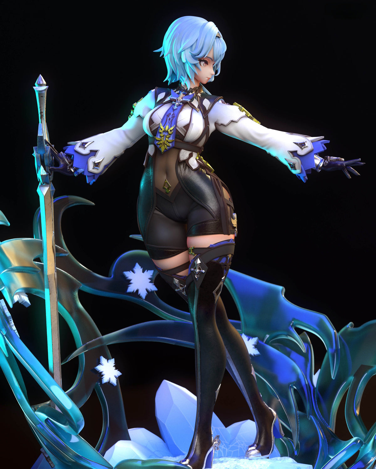 1817 Eula Lawrence_Genshin Impact - STL 3D Print Files