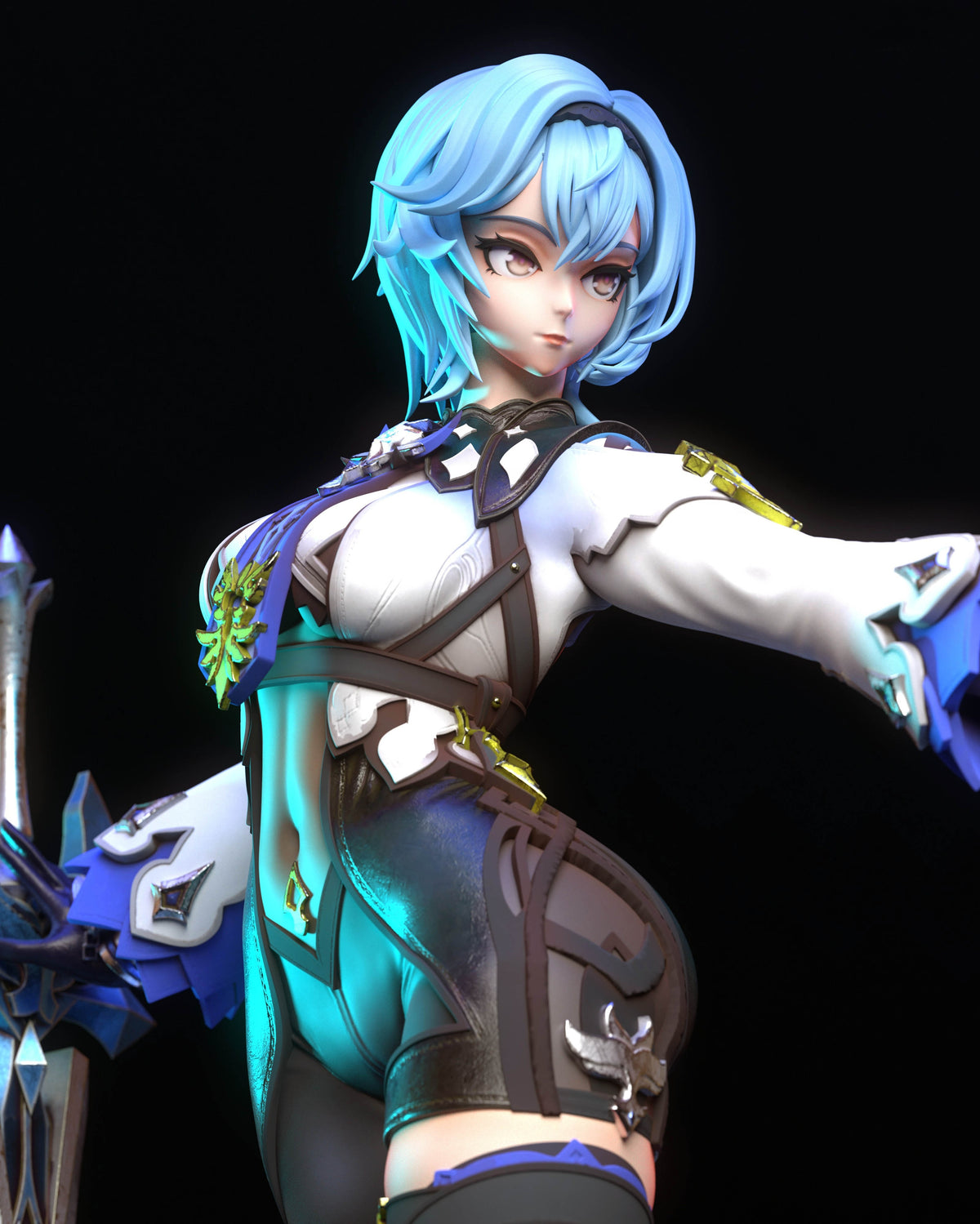 1817 Eula Lawrence_Genshin Impact - STL 3D Print Files