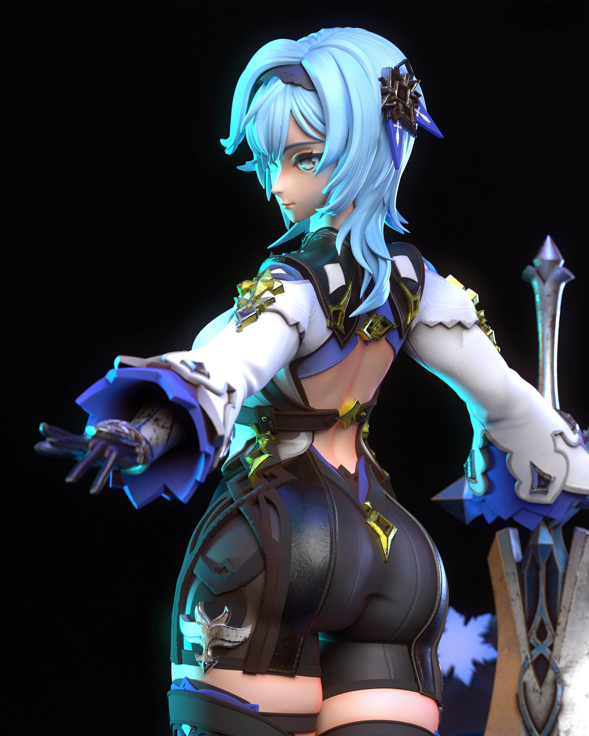 1817 Eula Lawrence_Genshin Impact - STL 3D Print Files