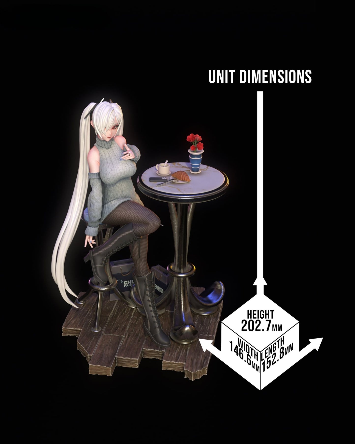 1521 Cinderella_Goddess of Victory Nikke - STL 3D Print Files
