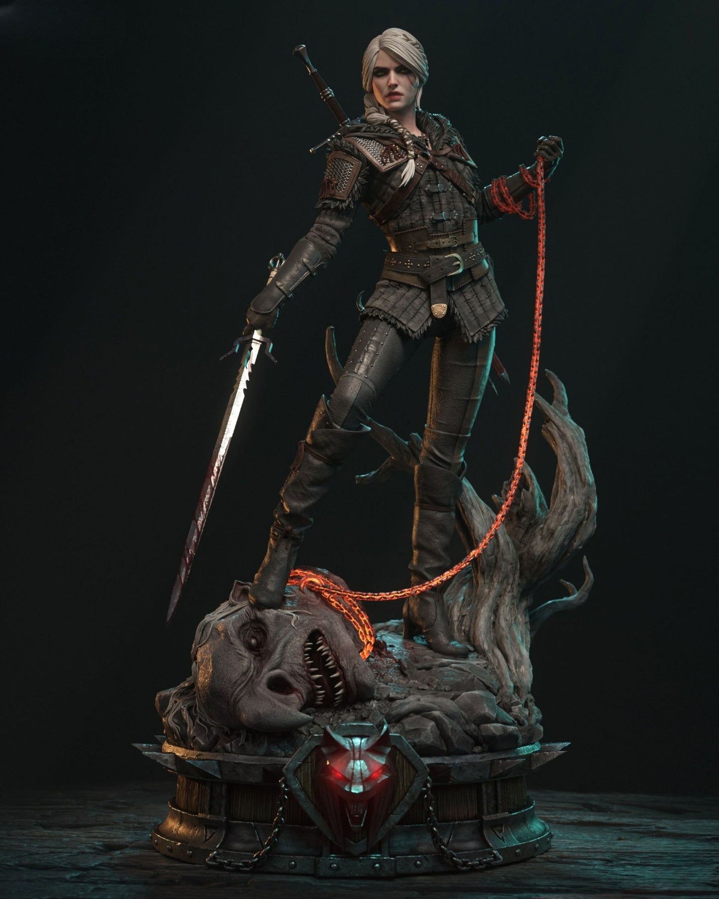 1008 Ciri - The Witcher 4 (3995) - STL 3D Print Files