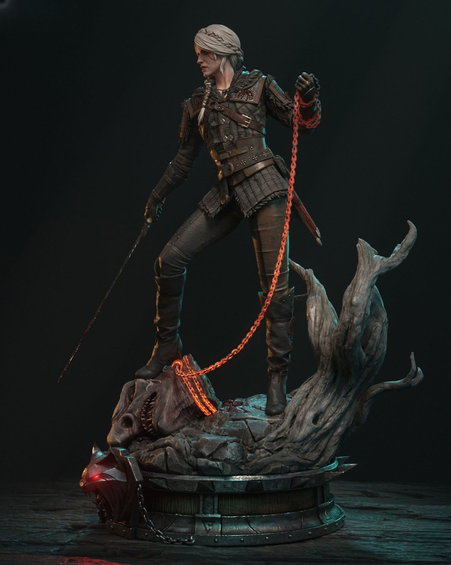 1008 Ciri - The Witcher 4 (3995) - STL 3D Print Files