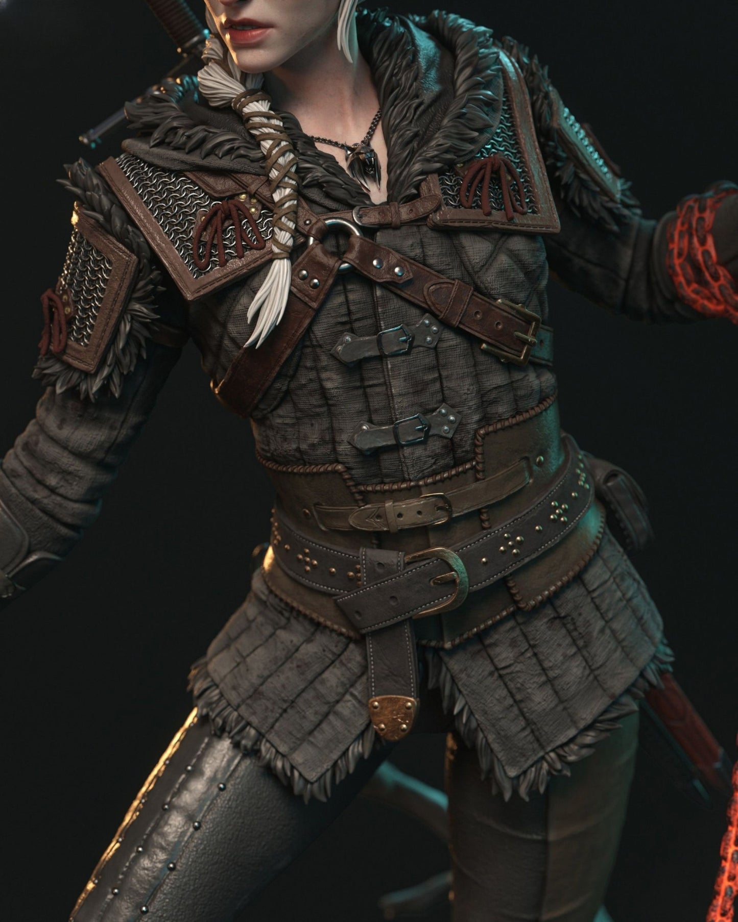 1008 Ciri - The Witcher 4 (3995) - STL 3D Print Files