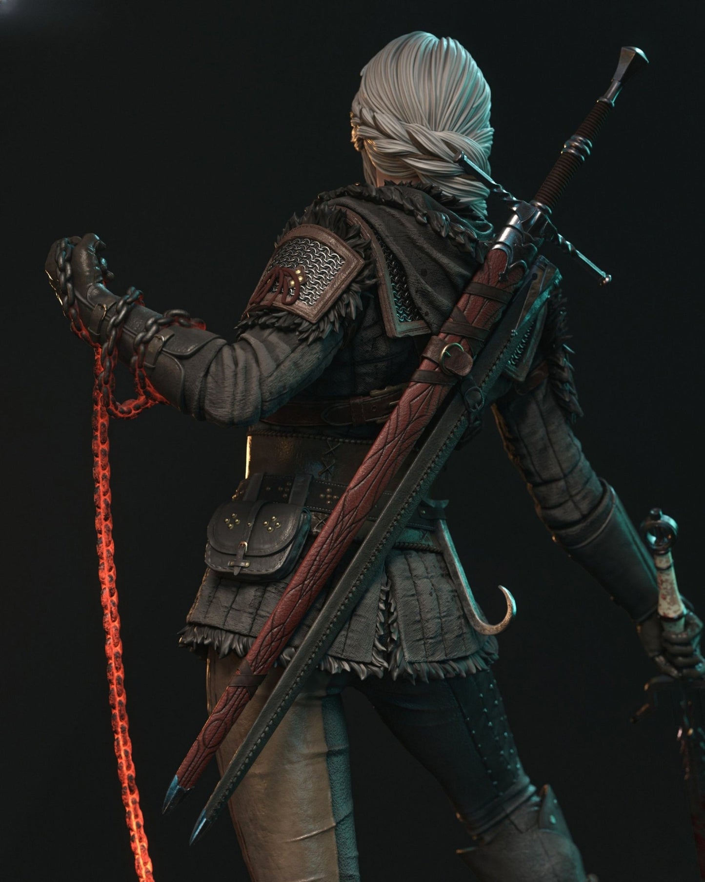 1008 Ciri - The Witcher 4 (3995) - STL 3D Print Files
