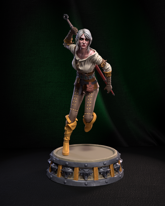 1199 Ciri_The Witcher3 - STL 3D Print Files