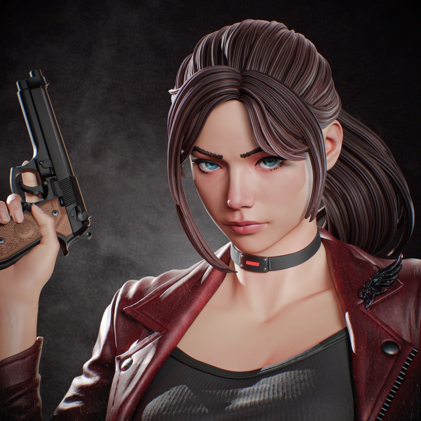 1684 Claire Redfield_Resident Evil Veronica - STL 3D Print Files