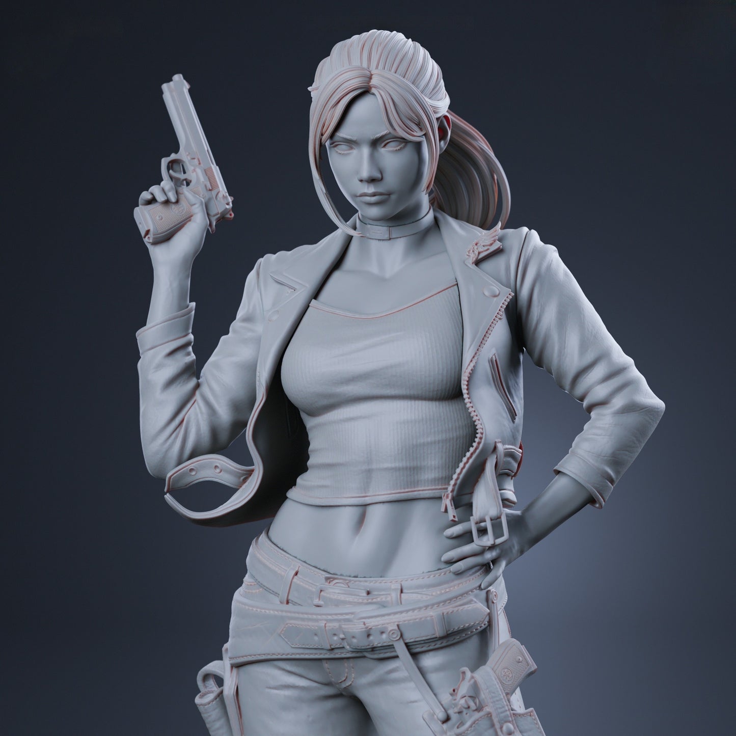 1684 Claire Redfield_Resident Evil Veronica - STL 3D Print Files