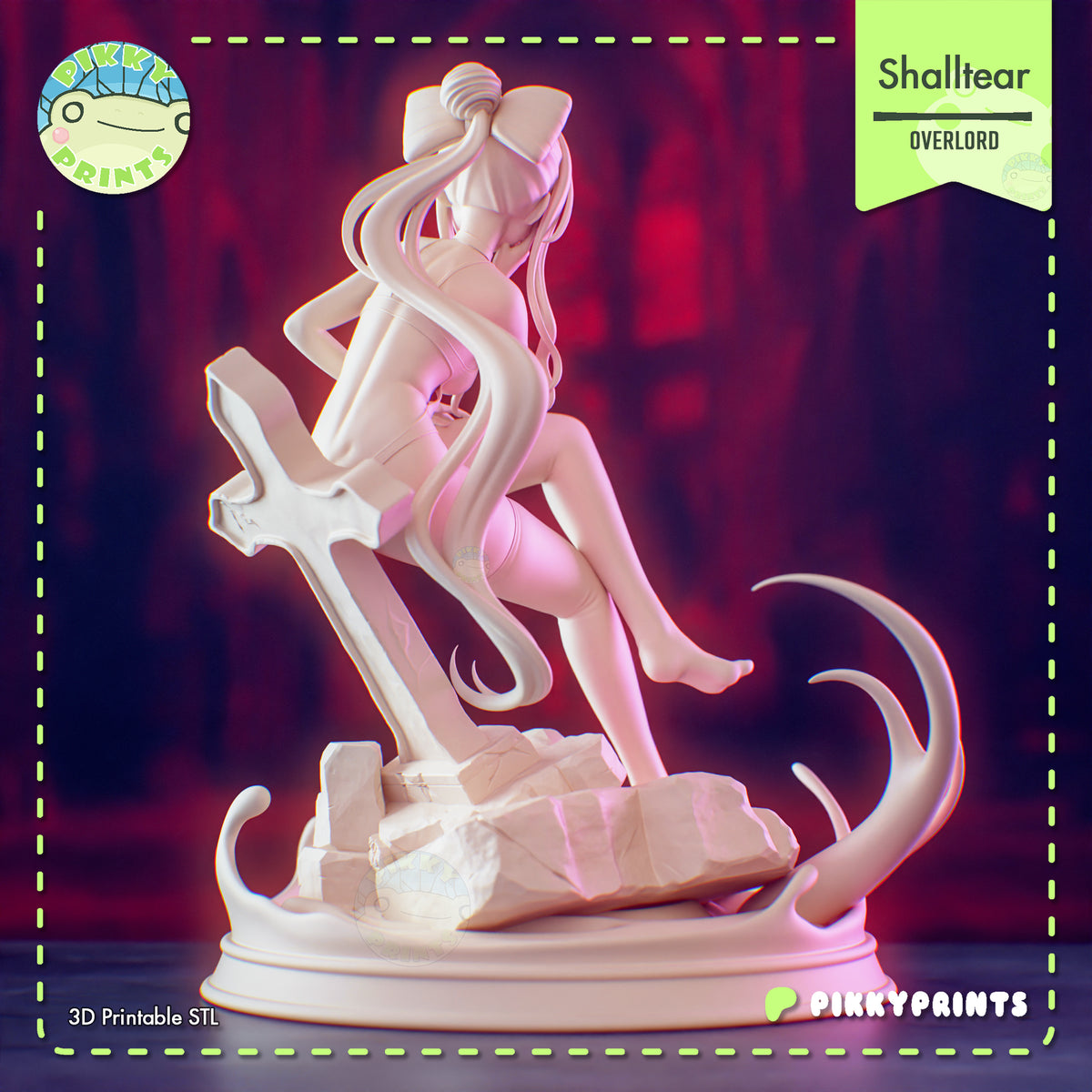 2213 Shalltear Bloodfallen_Overlord NSFW - STL 3D Print Files