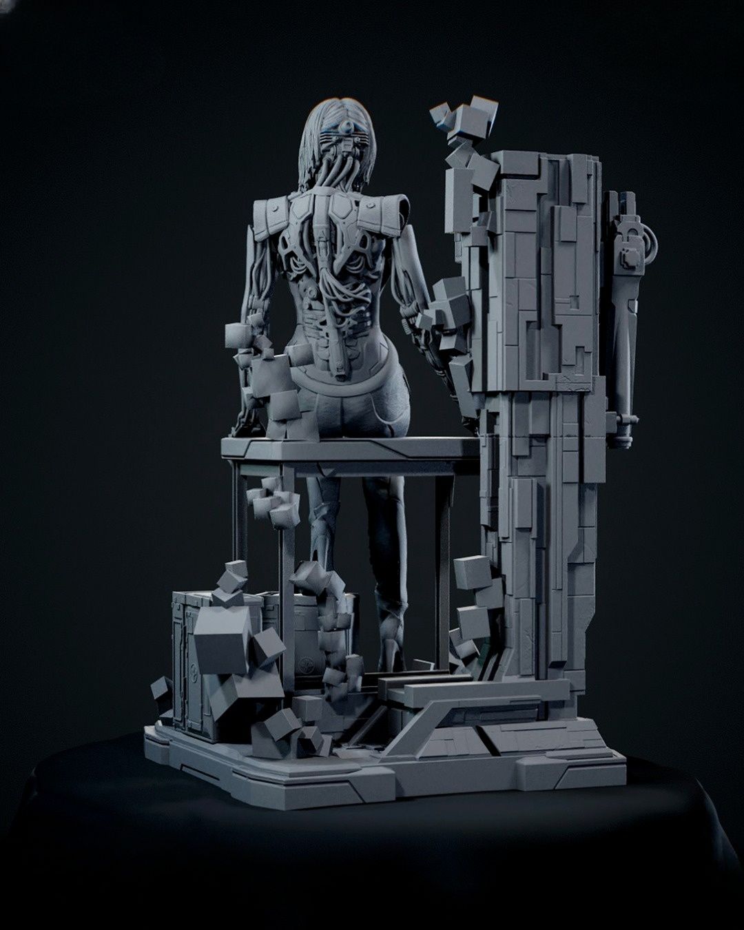 0351 Songbird_Cyberpunk - STL 3D Print Files