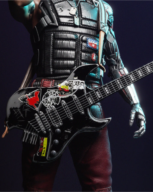 0547 Johnny Silverhand - Cyberpunk (4069) - STL 3D Print Files