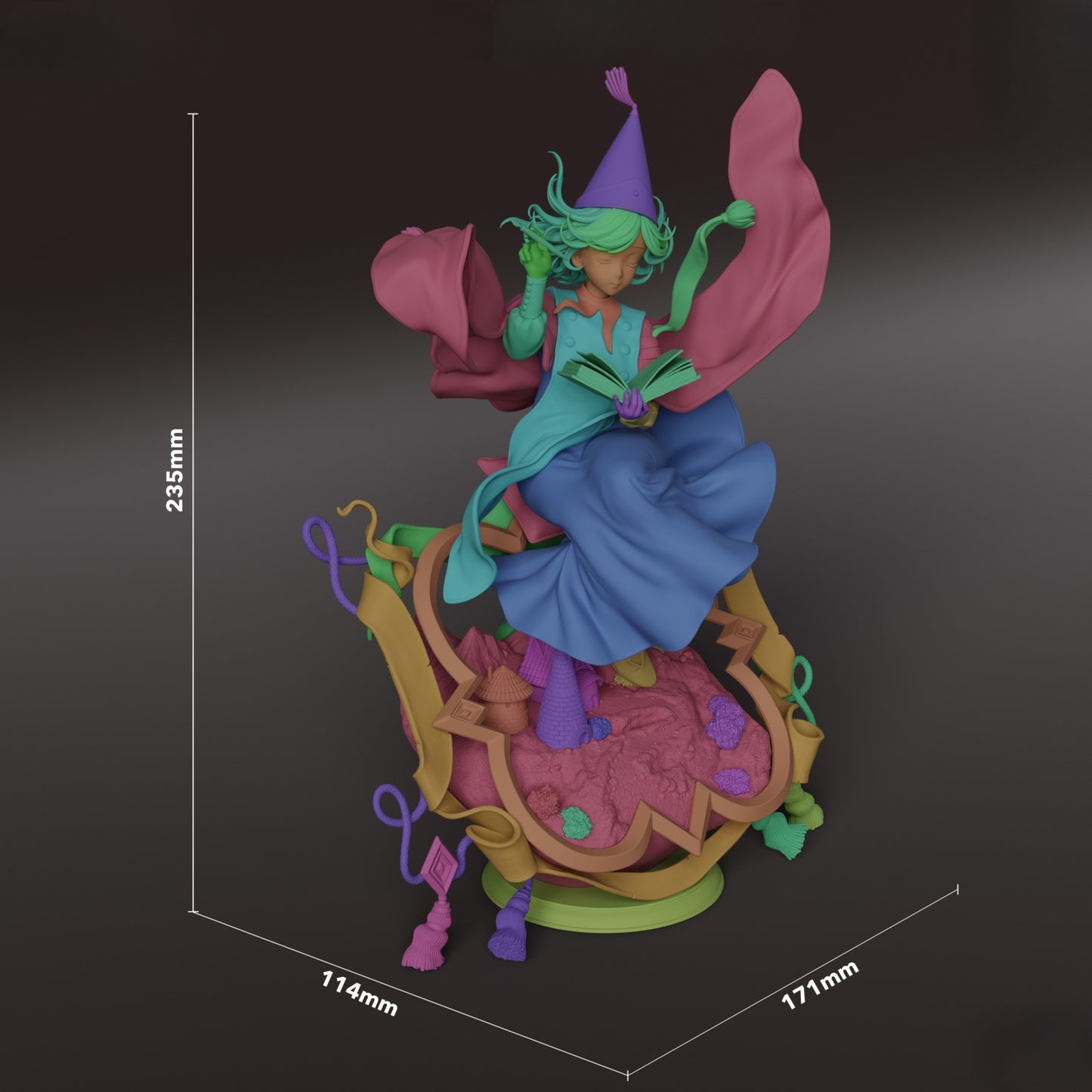 1354 Coco_Witch Hat Atelier - STL 3D Print Files