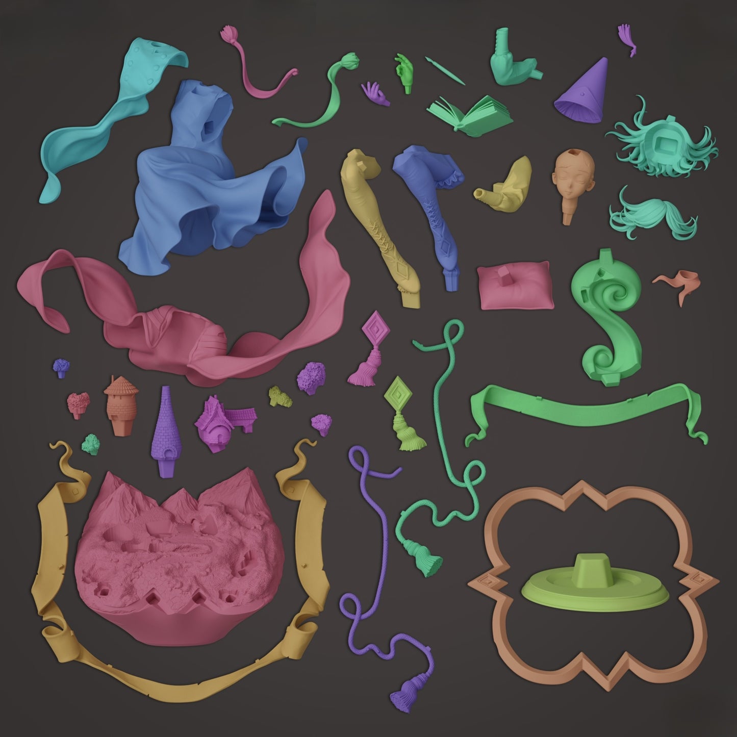 1354 Coco_Witch Hat Atelier - STL 3D Print Files