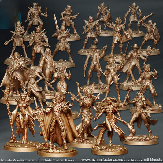 0590 Vampires Collection Vol. 1 - STL 3D Print Files