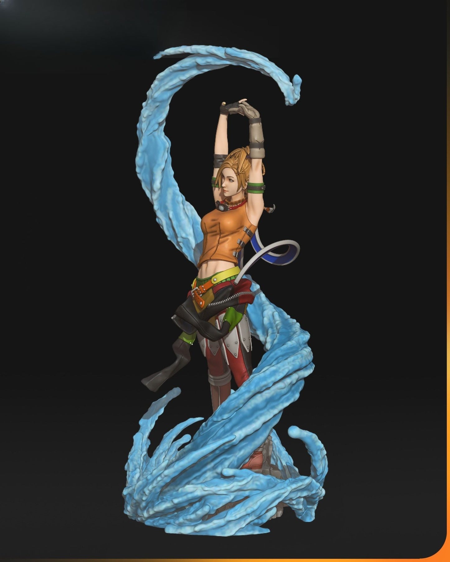 0372 Rikku_Final Fantasy - STL 3D Print Files