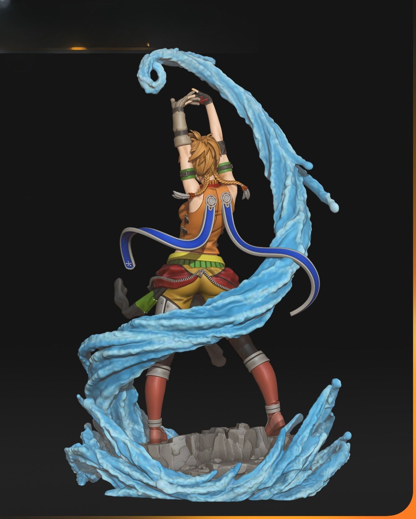 0372 Rikku_Final Fantasy - STL 3D Print Files