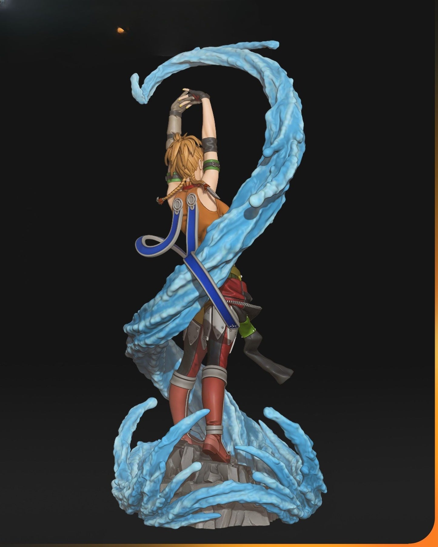 0372 Rikku_Final Fantasy - STL 3D Print Files