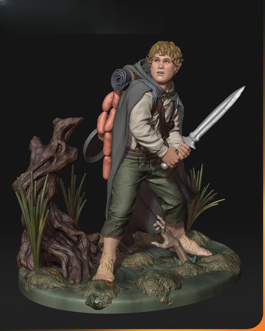 1547 Samwise Gamgee_Lord of the Rings - STL 3D Print Files