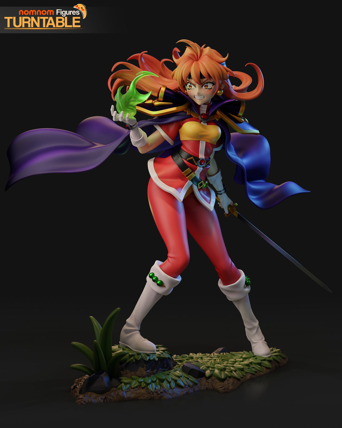 2011 Lina Inverse_Slayers - STL 3D Print Files